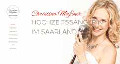 Desktop Screenshot of hochzeitssaengerin-saarland.com